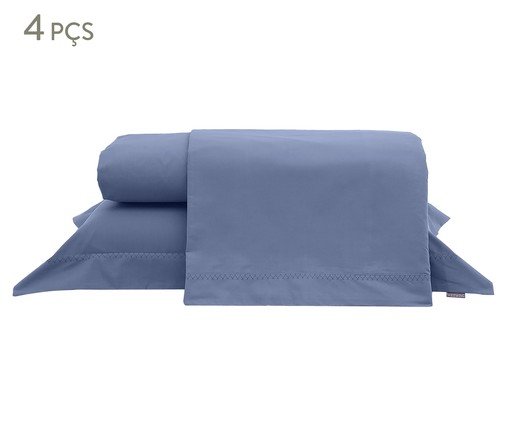Jogo de Lençol Colors Ardósia Stone 200 Fios, blue | WestwingNow