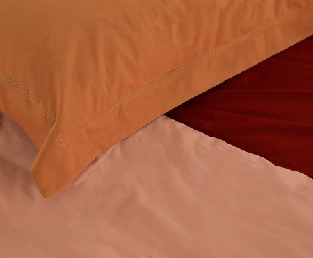 Fronha Bordada Colors Âmbar 200 Fios | Westwing