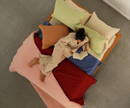 Fronha Bordada Colors Âmbar 200 Fios | Westwing