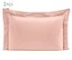 Jogo de Fronhas Bordadas Colors 200 Fios Figo, pink | WestwingNow