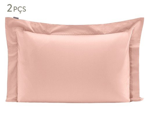 Jogo de Fronhas Bordadas Colors 200 Fios Figo, pink | WestwingNow