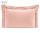 Jogo de Fronhas Bordadas Colors 200 Fios Figo, pink | WestwingNow