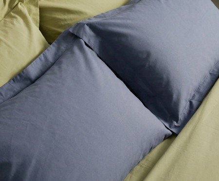 Fronha Bordada Colors Ardósia Stone 200 Fios | Westwing