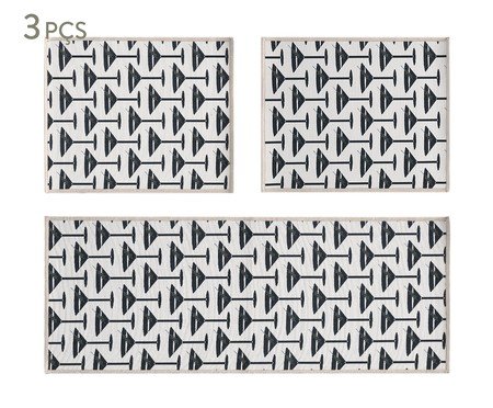 Jogo de Tapetes de Cozinha Martini - 3 Pçs | Westwing