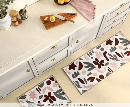 Jogo de Tapetes de Cozinha Pop - 3 Pçs | Westwing