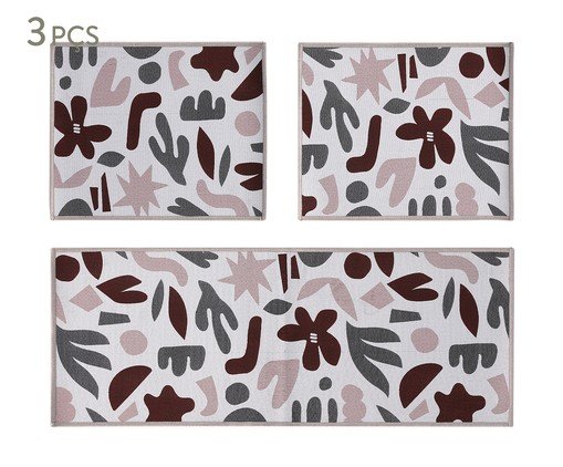 Jogo de Tapetes de Cozinha Pop - 3 Pçs, multicolor | WestwingNow