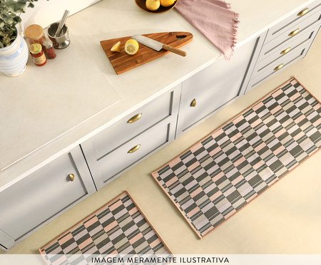 Jogo de Tapetes de Cozinha Vivazzi - 3 Pçs | Westwing
