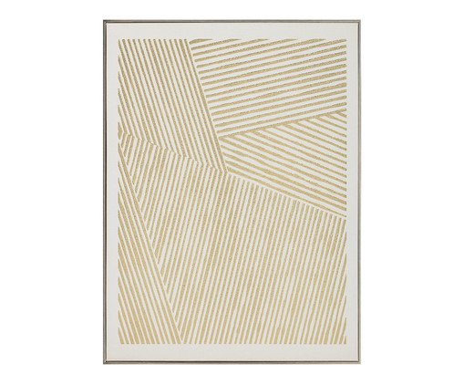 Quadro Creta Abstrato, gold | WestwingNow