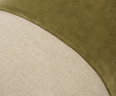 Capa de Almofada Listras em Veludo Matcha | Westwing