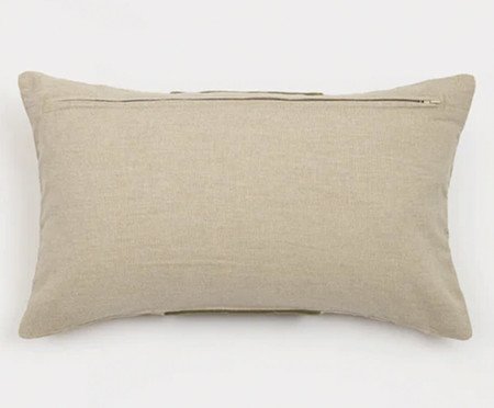 Capa de Almofada Listras em Veludo Matcha | Westwing