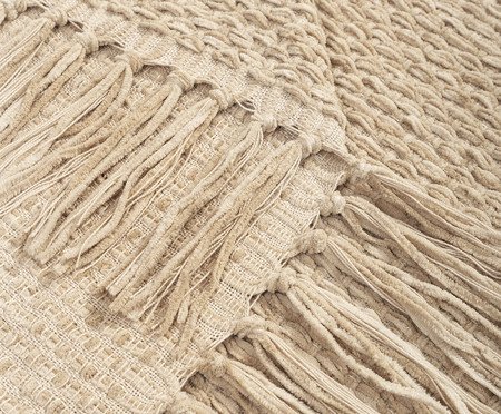 Manta Tramada Bege | Westwing