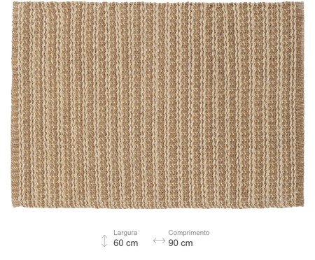 Tapete Tramado Juta La Neutro Natural | Westwing