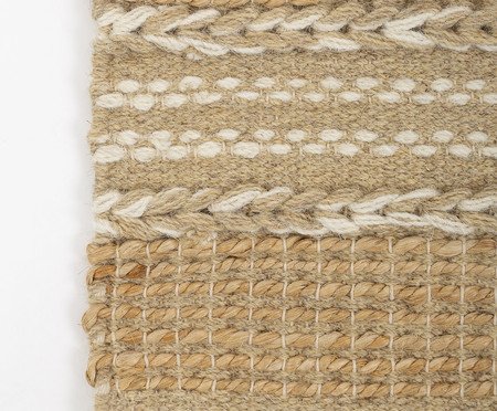 Passadeira Trançado Juta La Neutro Natural | Westwing