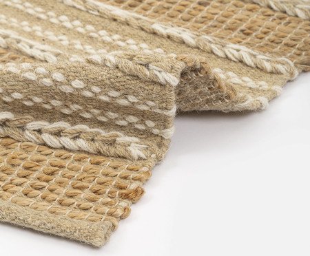 Passadeira Trançado Juta La Neutro Natural | Westwing
