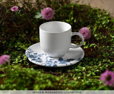 Jogo de Xícaras para Café Coup Stoneware Toile | Westwing