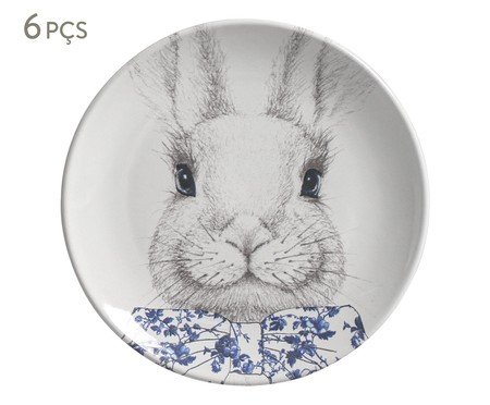 Jogo de Pratos para Sobremesa Coup Stoneware Toile | Westwing