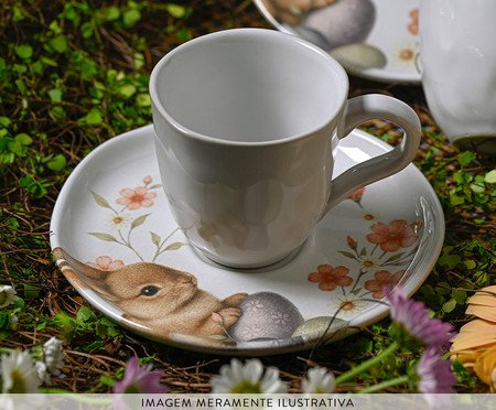 Jogo de Xícaras para Café Bio Doce Ninho | Westwing