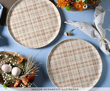 Jogo de Pratos Raso Bio Sweet Road | Westwing