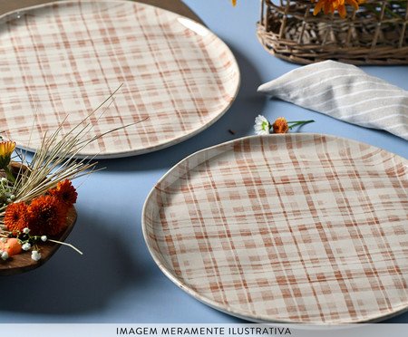 Jogo de Pratos Raso Bio Sweet Road | Westwing