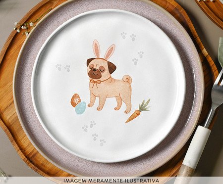 Jogo de Pratos para Sobremesa Bio Doguinhos | Westwing
