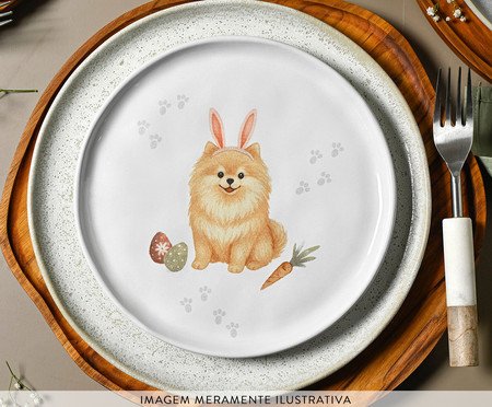 Jogo de Pratos para Sobremesa Bio Doguinhos | Westwing