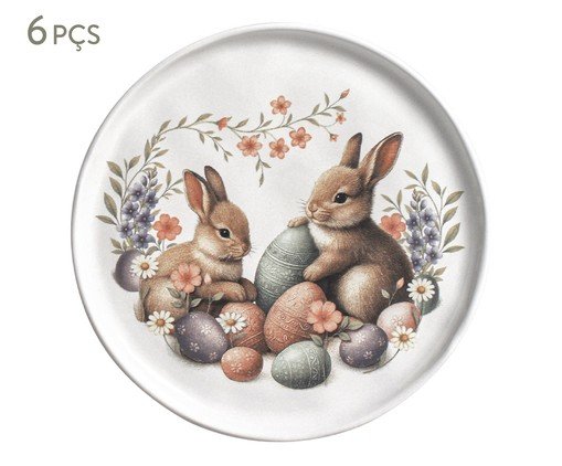 Jogo de Pratos para Sobremesa Bio Doce Ninho, multicolor | WestwingNow