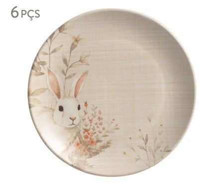 Jogo de Pratos para Sobremesa Coup Stoneware Entre Laços | Westwing