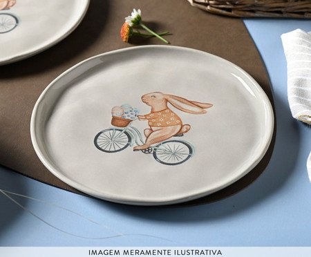 Jogo de Pratos para Sobremesa Bio Sweet Road | Westwing