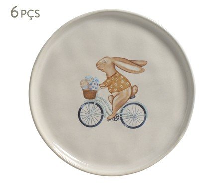 Jogo de Pratos para Sobremesa Bio Sweet Road | Westwing