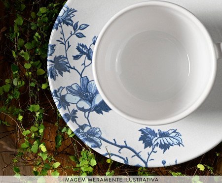 Jogo de Xícaras para Chá Coup Stoneware Toile | Westwing