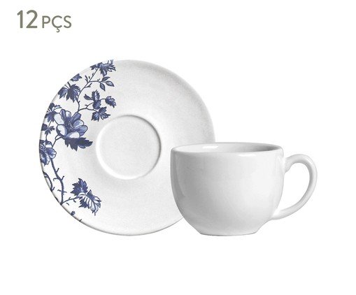 Jogo de Xícaras para Chá Coup Stoneware Toile, white | WestwingNow