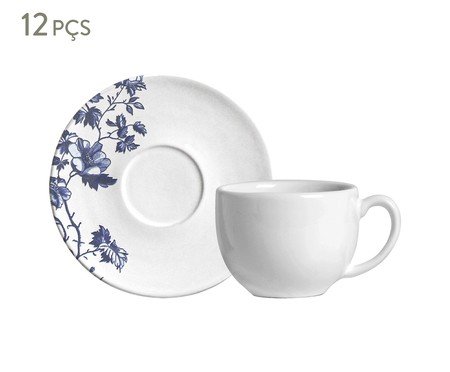 Jogo de Xícaras para Chá Coup Stoneware Toile | Westwing