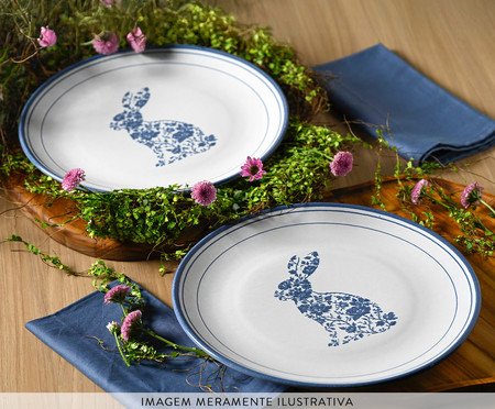 Jogo de Pratos Raso Coup Stoneware Toile | Westwing