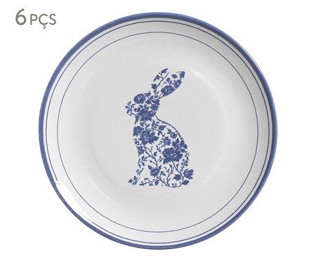 Jogo de Pratos Raso Coup Stoneware Toile | Westwing