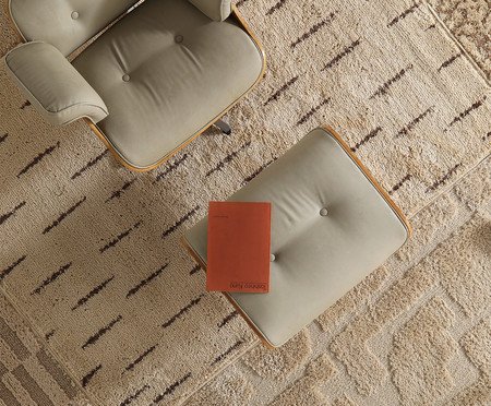 Tapete Granizo Pérola e Rosa | Westwing