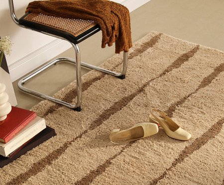 Tapete Ritmo Pérola e Bege | Westwing