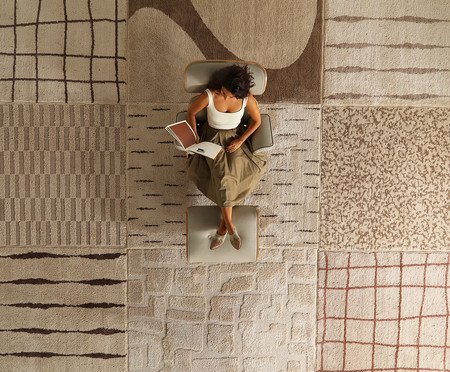 Tapete Tela Pérola e Rosa | Westwing