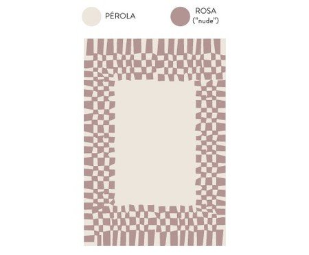 Tapete Mosaico Pérola e Rosa | Westwing