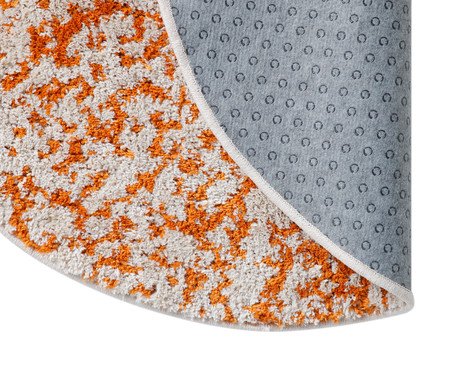 Tapete Redondo Brisa Pérola e Açafrão | Westwing