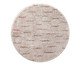Tapete Redondo Granizo Pérola e Rosa, Natural | WestwingNow