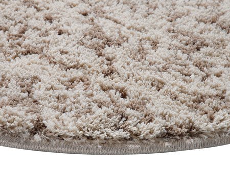 Tapete Redondo Brisa Pérola e Bege | Westwing