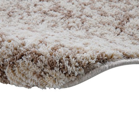 Tapete Redondo Brisa Pérola e Bege | Westwing