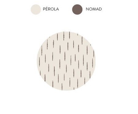 Tapete Redondo Granizo Pérola e Cinza Quente | Westwing