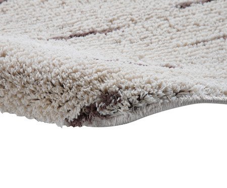 Tapete Redondo Granizo Pérola e Cinza Quente | Westwing