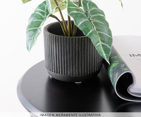 Cachepot Line Preto | Westwing