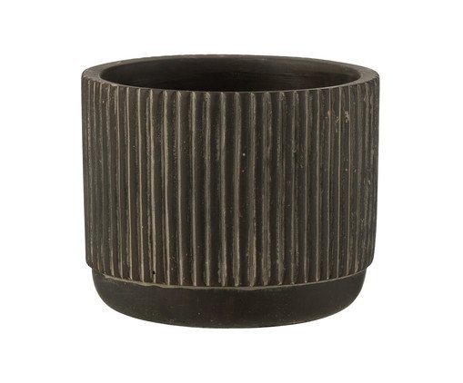 Cachepot Line Preto, black | WestwingNow