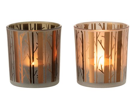 Jogo de Castiçais Tree | Westwing