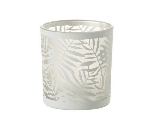 Castiçal Folhas Guaraciara Branco, white | WestwingNow