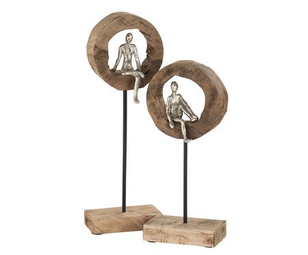 Escultura Figura no Tronco | Westwing