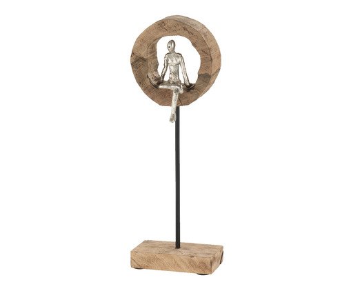 Escultura Figura no Tronco, Natural | WestwingNow